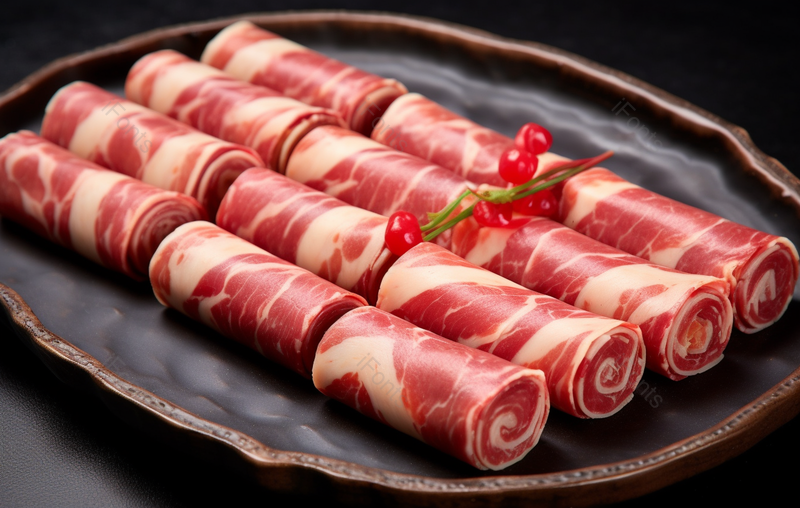 涮火锅食材羊肉卷特写摄影高清图,高清,摄影图,摄影图片,图片大全,摄影图免费下载